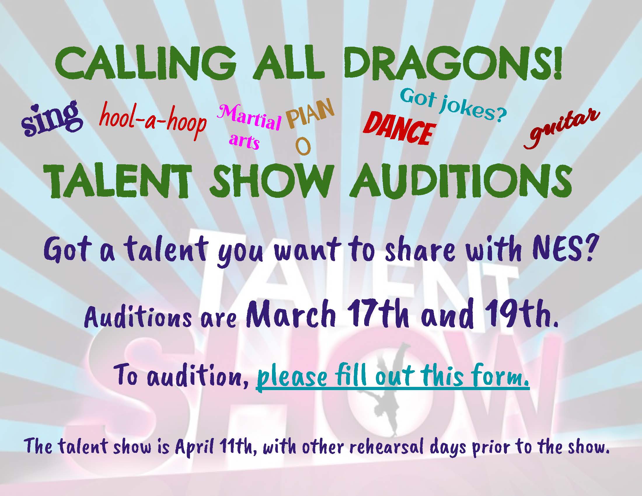 Talen Show auditions