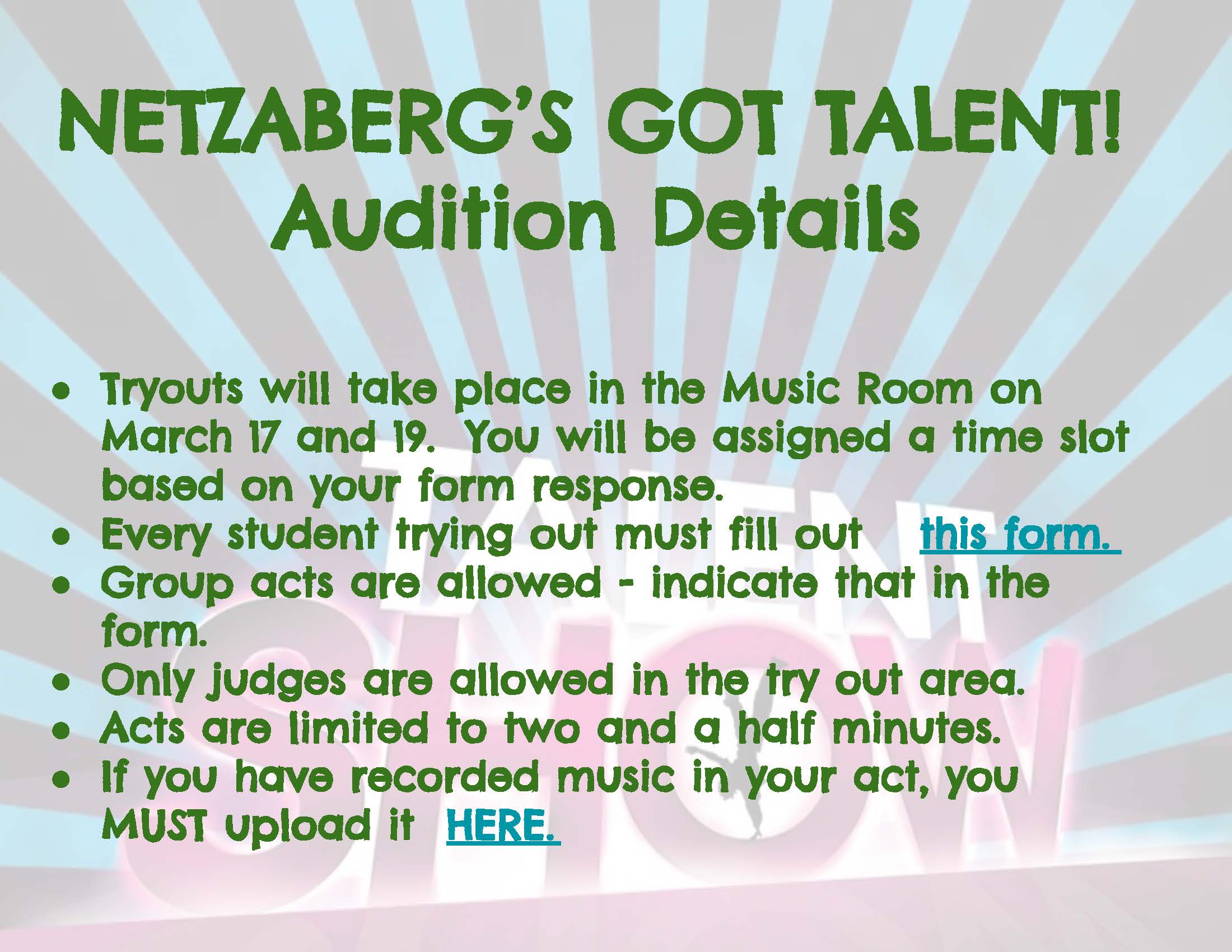 Talent Show auditions2