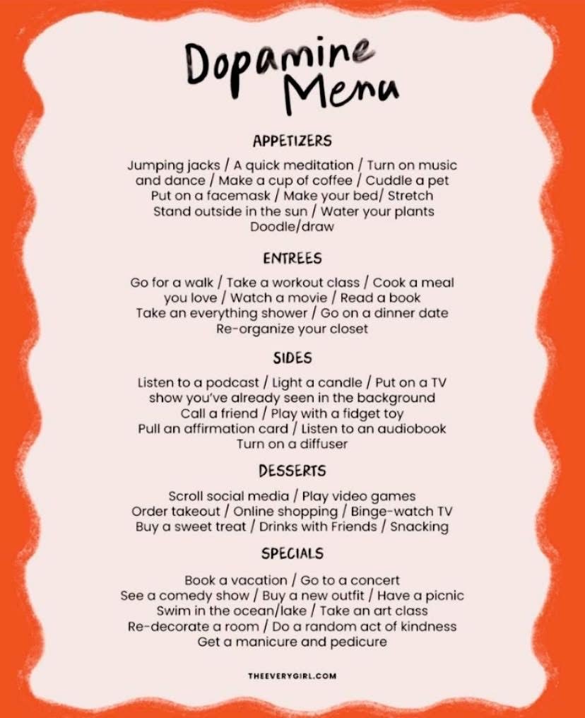 Dopamine Menu